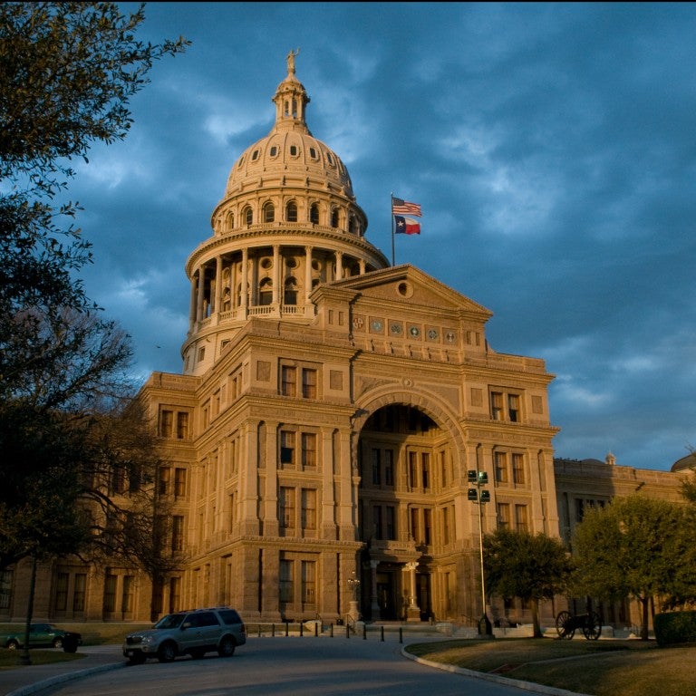 Photo of the Texas State Capitol building
