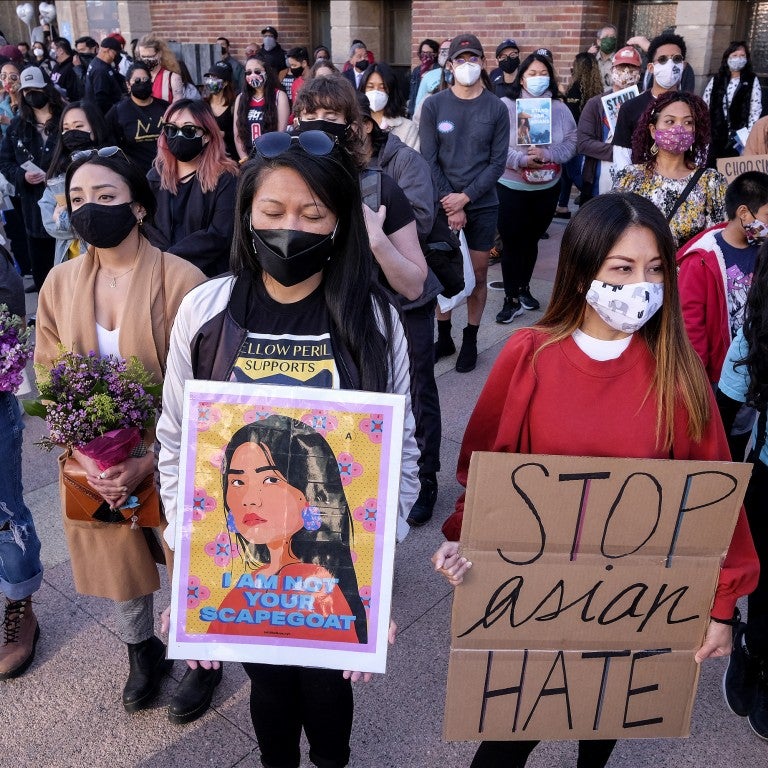 Anti-Asian Hate Crimes Protest