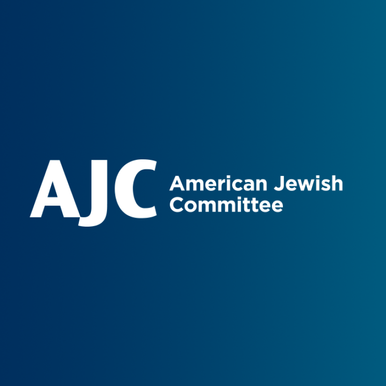 AJC American Jewish Committee logoa and spelled out