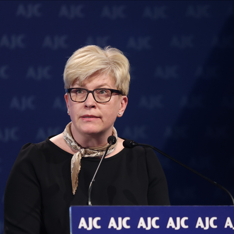  Lithuanian Prime Minister Ingrida Šimonytė at AJC Global Forum 2023
