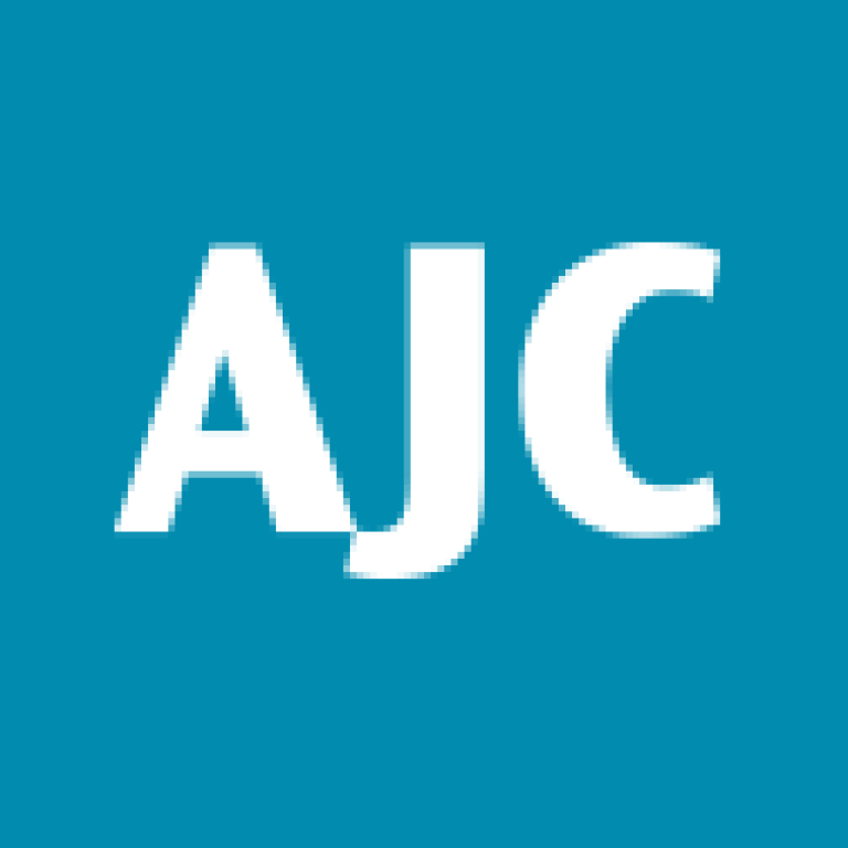 Show Up For Shabbat Card with AJC logo